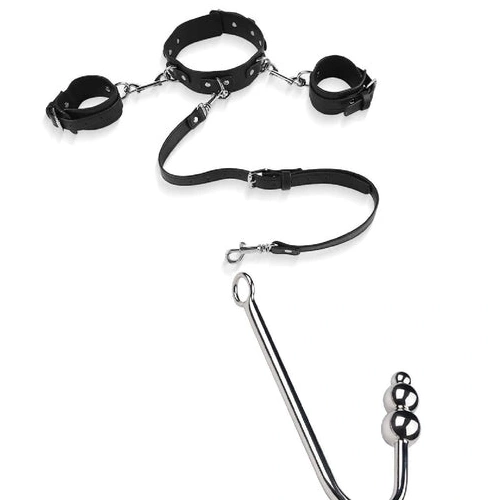 and with Elegant Cuffs Beaded 5334 Hook Collar Anal 0207